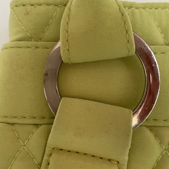 Very Bradley quilted bag in lime - Picture 4 of 8